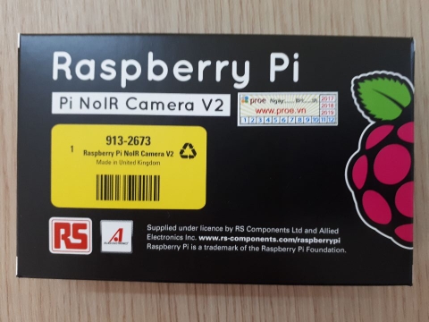 Raspberry Pi V2 8MP Camera Module NoIR (Hồng Ngoại) UK