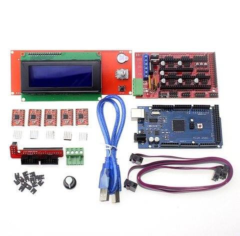 3D Printer Kit Mega 2560 R3 + 1Pcs RAMPS 1.4 Controller + 5P