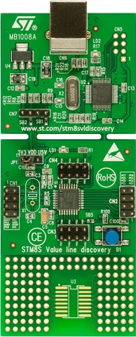 STM8SVLDISCOVERY Discovery kit with STM8S003K3 MCU