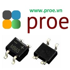 Cầu Diode MB6S 0.5A 600V