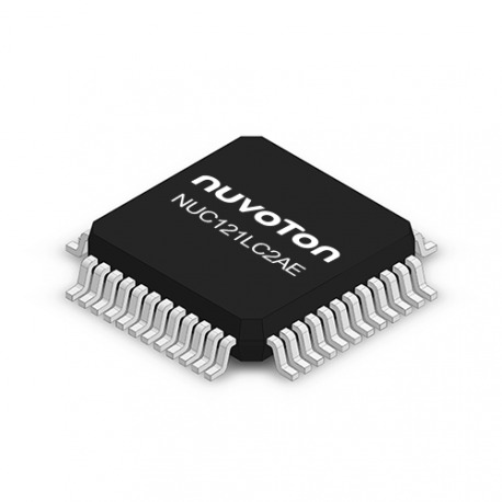 NUC121LC2AE,32-bit microcontroller (MCU) with ARM® Cortex®-M0 core, USB