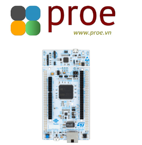 NUCLEO-H723ZG STM32 Nucleo-144 development board with STM32H723ZG MCU, supports Arduino, ST Zio and morpho connectivity