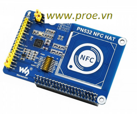 PN532 NFC HAT for Raspberry Pi, I2C / SPI / UART