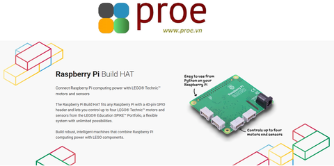Raspberry Pi Build HAT, Connecting Raspberry Pi with LEGO