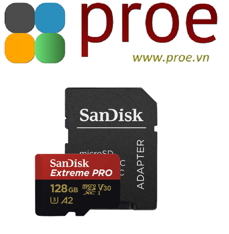 Thẻ Nhớ MicroSDXC SanDisk Extreme Pro V30 A2 128GB 170MB/s SDSQXCY-128G-GN6MA