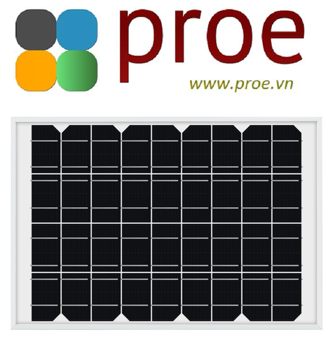 Polysilicon Solar Panel (18V 10W), High Conversion Efficiency