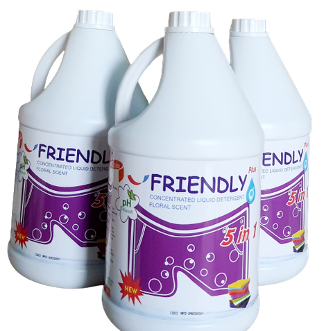 Nước giặt Friendly plus 6 trong 1 - màu tím