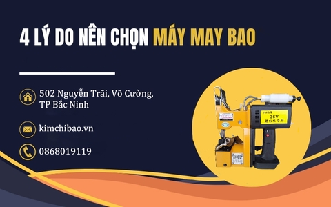 4 Lý Do Bạn Nên Đầu Tư Máy May Bao