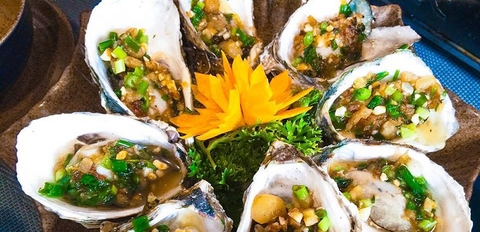 Cách làm hàu nướng mỡ hành bằng lò vi sóng cực ngon