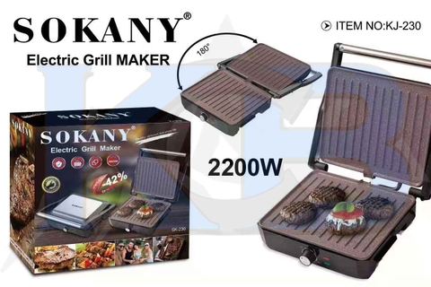 Tổng quan chung về máy kẹp nướng bánh mỳ Sokany