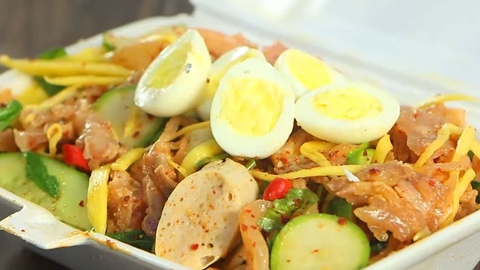 Cách làm tré trộn cóc non chua cay cực ngon