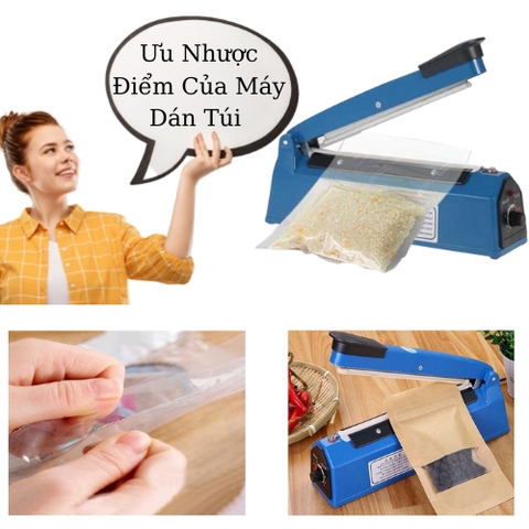 Ưu Nhược Điểm Của Máy Dán Miệng Túi Dập Tay Bạn Cần Phải Biết