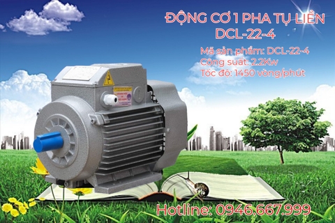 ĐỘNG CƠ ĐIỆN 1 PHA TỤ LIỀN 2.2-4