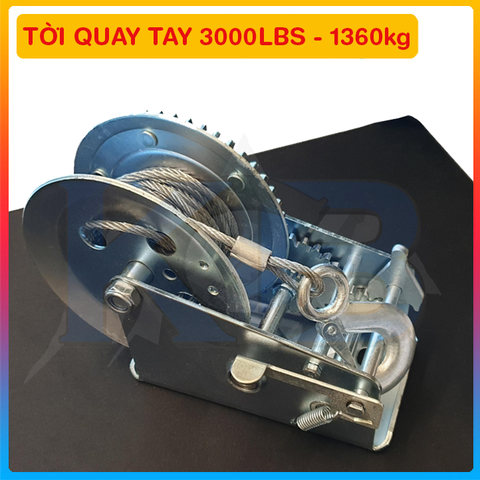 TỜI QUAY TAY 3000LBS TẢI TRỌNG 1360KG