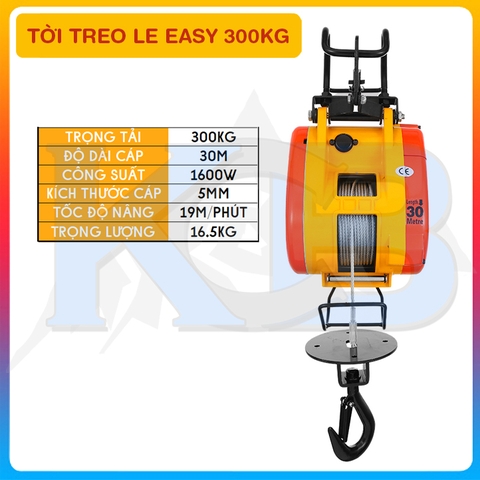 Tời điện LE EASY S300