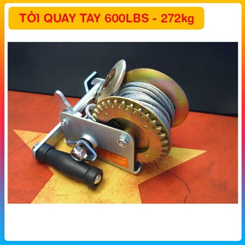 TỜI QUAY TAY  600LBS TẢI TRỌNG 272KG