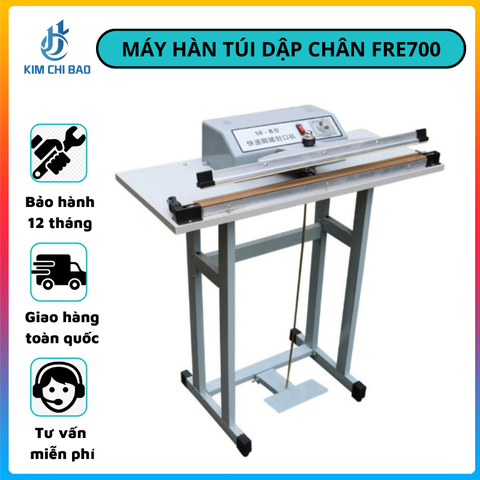 Máy hàn miệng túi dập chân FRE- 700