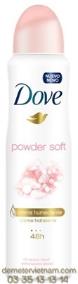 Dove khu mui Powder Soft 12x150ml