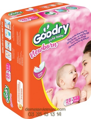 Newborn pad GOODRY miếng lót sơ sinh 28 miếng