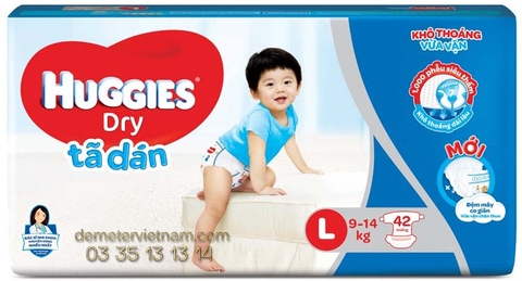 Tã dán Huggies Jumbo size L42