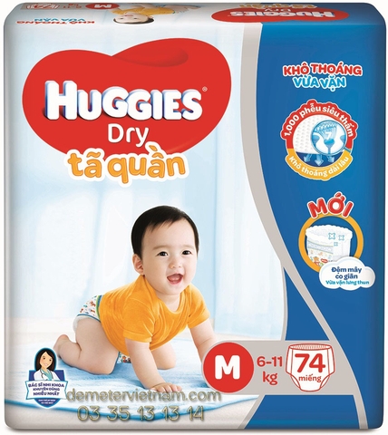 Tã quần Huggies Super Jumbo size M74