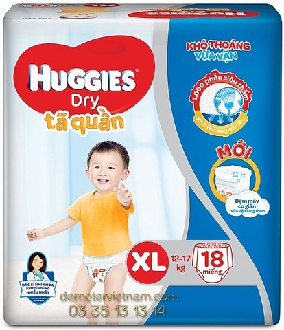 Tã quần Huggies Economy size XL18