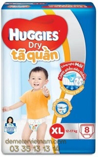 Tã quần Huggies Regular size XL8