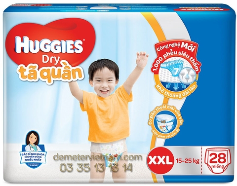 Tã quần Huggies Jumbo size XXL28