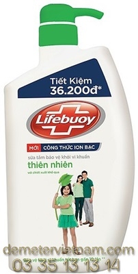 LifeBuoy Sua tam Thien nhien 12x850g