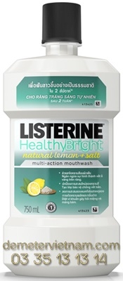 Listerine Healthy Bright 750ml