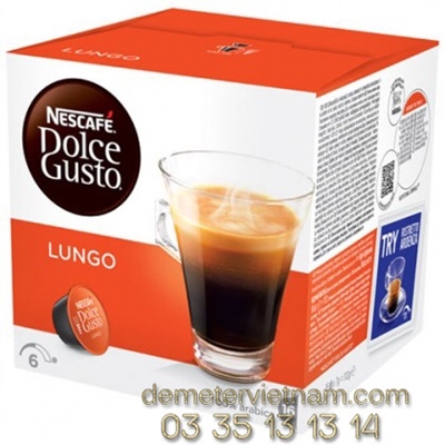 Roasted Ground Coffee Nescafe Dolce Gusto - Lungo