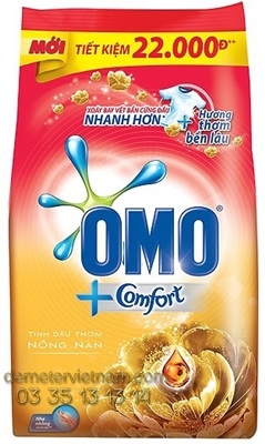 Omo Bot Giat Tinh Dau Thom Nong Nan Vang 18x720g