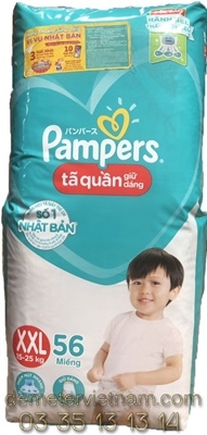 Tã quần Pamper Super Jumbo D8 XXL56x2