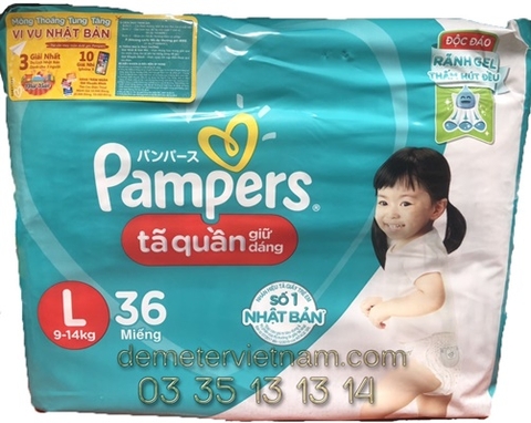 Tã quần Pamper Tiet kiem D8 L36x4