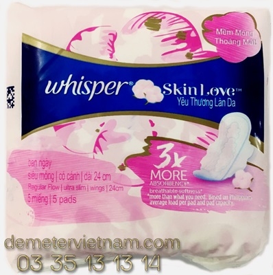 Whisper Skin love ban ngay 5s