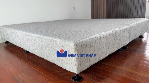 Divan kệ giường gỗ 28cm vải xốp DV02 Đệm Việt Pháp