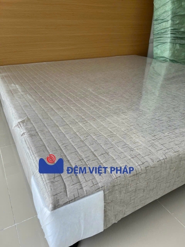 Divan kệ giường gỗ 28cm vải xốp DV02 Đệm Việt Pháp