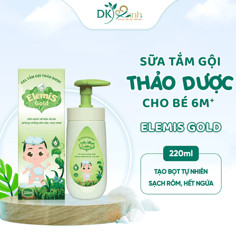 Sữa Tắm Gội Thảo Dược Elemis Gold Dành Cho Bé Từ 6 Tháng Tuổi