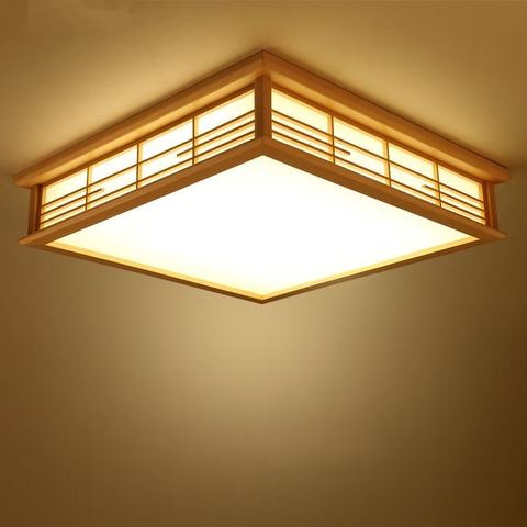 Đèn trang trí ốp trần cho nội thất gỗ