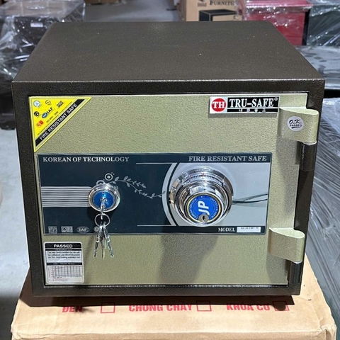 Két sắt Hàn Quốc Trusafe HQ38DM khóa cơ đổi mã