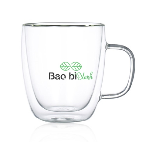 Bộ Ly 2 lớp Cafe Sinh Tố 300ml