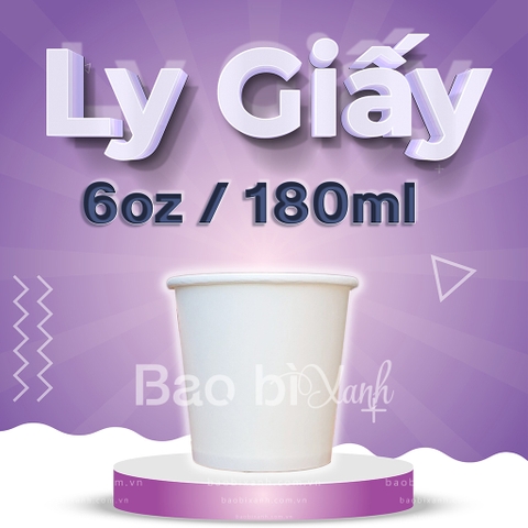 Ly giấy 6oz - 180ml