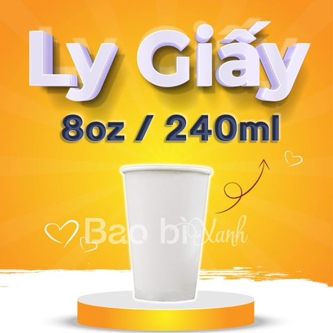 Ly giấy 8oz - 240ml