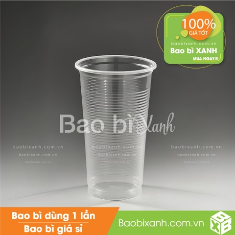 Ly nhựa sọc 700ml (Loại đủ) có gân