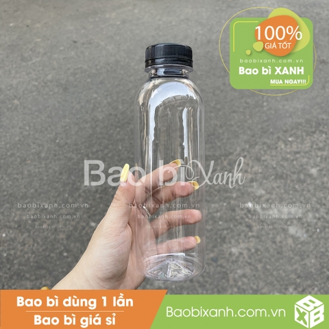 Chai nhựa 500ml miệng rộng