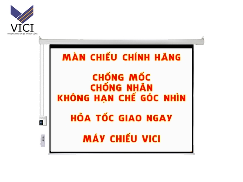 Màn chiếu điện 150 inch