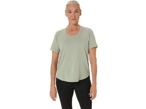 Áo chạy bộ nữ ASICS ROAD V-NECK SS TOP 2012D040.300