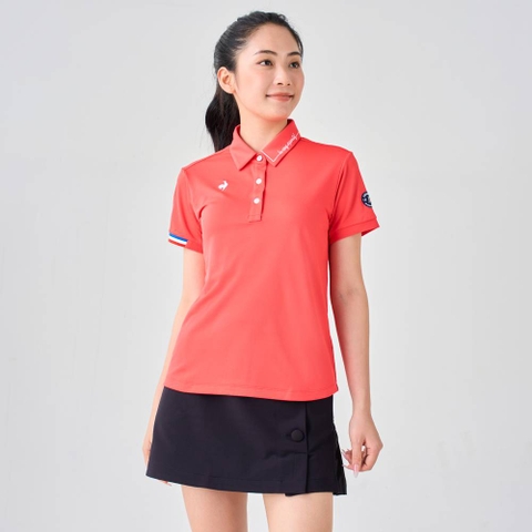 Áo polo le coq golf nữ QGWXJA00V-RD00