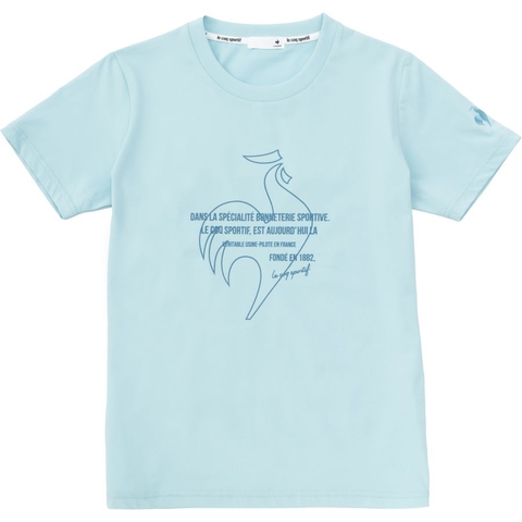 Áo T- Shirt le coq sportif nữ - QMWVJA01V-BL