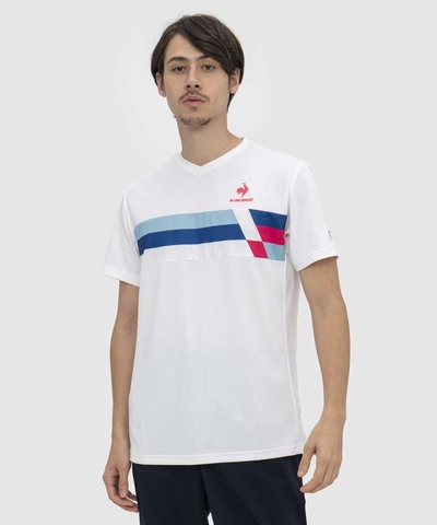 Áo T-Shirt le coq sportif nam - QTMTJA00-WHT